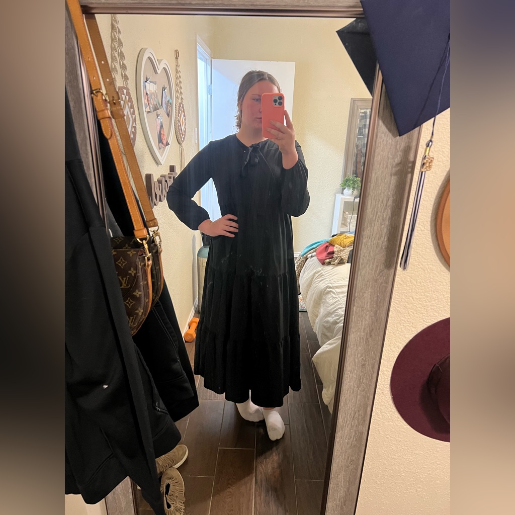 Black Dress With Bow